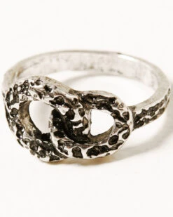 Prime Time Jewelry Women's Pink Marble & Silver Statement Ring Set -Wraner Clothing Shop 2000334023 040 P4