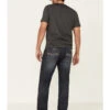 Rock & Roll Denim Men's Dark Vintage Double Barrel Stretch Relaxed Straight Jeans -Wraner Clothing Shop 2000334315 400 P1