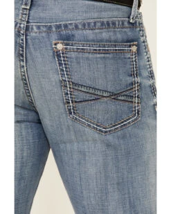 Cinch Men's Ian Medium Stonewash Performance Slim Bootcut Jeans 9 Cinch Men's Ian Medium Stonewash Performance Slim Bootcut Jeans -Wraner Clothing Shop 2000334656 402 P4