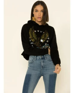 Country Deep Women's Desperado Cropped Hooded Sweatshirt -Wraner Clothing Shop 2000335281 001 P3