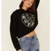 Country Deep Women's Hotter Then A 2 Dollar Cropped Hooded Sweatshirt 2 Country Deep Women's Hotter Then A 2 Dollar Cropped Hooded Sweatshirt -Wraner Clothing Shop 2000335282 001 P1