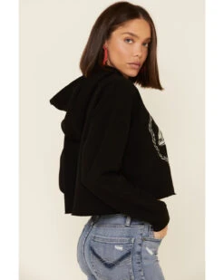 Country Deep Women's Hotter Then A 2 Dollar Cropped Hooded Sweatshirt -Wraner Clothing Shop 2000335282 001 P5