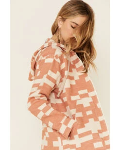 Pendleton Women's Sierra Mixed Pattern Oversized Zip Hooded Jacket 11 Pendleton Women's Sierra Mixed Pattern Oversized Zip Hooded Jacket -Wraner Clothing Shop 2000335400 103 P5