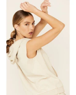 Beyond The Radar Women's Cloud Tie Dye Hooded Tank -Wraner Clothing Shop 2000336355 103 P5