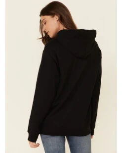 Ruby's Rubbish Women's She's A Good Girl USA Seal Graphic Hooded Sweatshirt -Wraner Clothing Shop 2000337415 001 P4