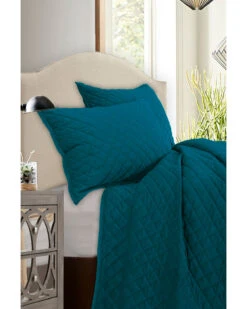 HiEnd Accents Velvet 3pc Quilt Set - Queen