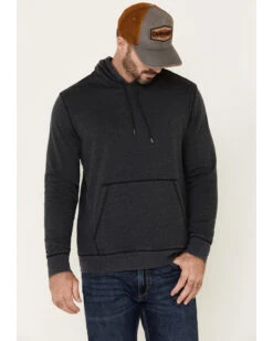 Flag & Anthem Men's Charcoal Colerain Burnout Fleece Hooded Sweatshirt -Wraner Clothing Shop 2000339256 022 P3