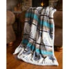 Carstens Home Wrangler Lone Mountain Sherpa Throw Blanket