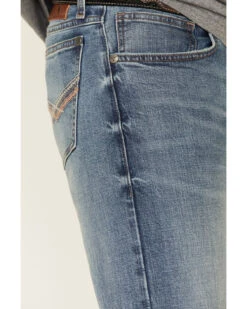 Wrangler 20X Men's Misty Vintage Light Wash Stretch Slim Bootcut Jeans -Wraner Clothing Shop 2000340795 400 P5