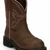 Justin Women's Wanette Western Work Boots - Steel Toe -Wraner Clothing Shop 2000340878 230 P1