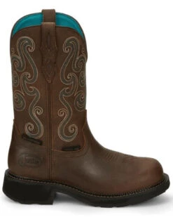 Justin Women's Tasha Waterproof Western Work Boots - Steel Toe -Wraner Clothing Shop 2000340881 200 P2