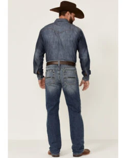 Ariat Men's M2 Wyland Medium Wash Stretch Relaxed Bootcut Jeans -Wraner Clothing Shop 2000341792 400 P4