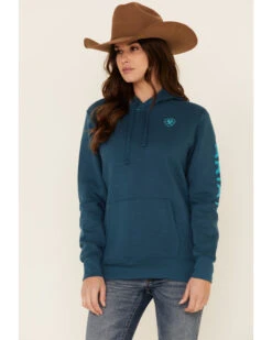 Ariat Women's Eurasian R.E.A.L Arm Logo Graphic Hoodie