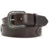 Cody James Men's Metal Concho Overlay Western Belt -Wraner Clothing Shop 2000342404 201 P1