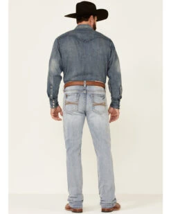 Cody James Core Men's Ringo Light Wash Performance Stretch Stackable Straight Jeans -Wraner Clothing Shop 2000342678 400 P4
