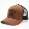 Hawx Men's Dark Brown Logo Graphic Mesh-Back Ball Cap -Wraner Clothing Shop 2000342950 201 P1