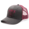 Hawx Men's Heather Black Logo Graphic Mesh-Back Ball Cap -Wraner Clothing Shop 2000342952 001 P1