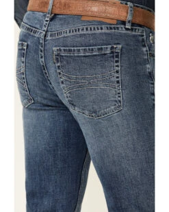 Rock & Roll Denim Men's Hooey Revolver Medium Vintage Stretch Slim Straight Jeans -Wraner Clothing Shop 2000345011 400 P2