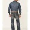 Rock & Roll Denim Men's Pistol Dark Vintage Wash Regular Straight Jeans -Wraner Clothing Shop 2000345012 400 P1