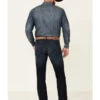 Rock & Roll Denim Men's Hooey Dark Wash Reflex Revolver Slim Straight Jeans -Wraner Clothing Shop 2000345206 400 P1