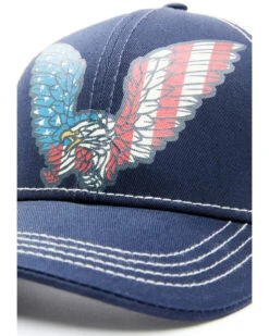 Moonshine Spirit Men's American Eagle Mesh-Back Ball Cap -Wraner Clothing Shop 2000345221 410 P2