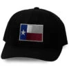 Oil Field Hats Men's Black Texas Flag Patch Ball Cap -Wraner Clothing Shop 2000346252 022 P1