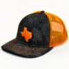 Oil Field Hats Men's Kryptek & Orange Texas State Patch Mesh-Back Ball Cap -Wraner Clothing Shop 2000346259 340 P1