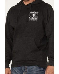 Cowboy Hardware Men's Gray To The Core Graphic Hooded Sweatshirt -Wraner Clothing Shop 2000346628 020 P3