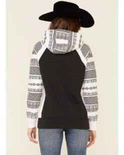Hooey Women's Southwestern Contrast Hoodie -Wraner Clothing Shop 2000346694 022 P4