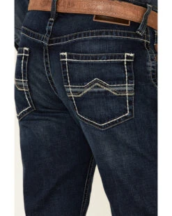 Ariat Men's M4 Barstow Denali Dark Wash Stretch Relaxed Straight Jeans -Wraner Clothing Shop 2000348040 400 P4