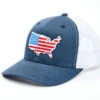 Oil Field Hats Men's Navy American Flag US Patch Mesh-Back Ball Cap -Wraner Clothing Shop 2000350291 410 P1