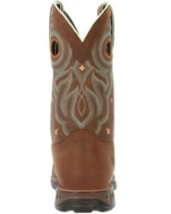 Durango Women's Maverick Waterproof Western Work Boots - Steel Toe -Wraner Clothing Shop 2000350775 280 P5