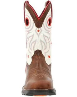 Durango Women's Maverick Waterproof Western Work Boots - Steel Toe -Wraner Clothing Shop 2000350776 200 P4