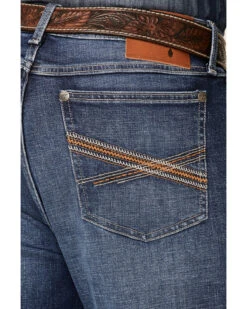 Wrangler 20X Men's Cynn Dark Wash Vintage Stretch Slim Bootcut Jeans - Long -Wraner Clothing Shop 2000351007 400 P3