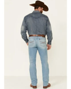 Wrangler 20X Men's Beech Light Wash Stretch Slim Straight Jeans -Wraner Clothing Shop 2000351009 400 P3