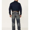 Rock & Roll Denim Men's Vintage Dark Wash Double Barrel Relaxed Straight Jeans -Wraner Clothing Shop 2000351110 400 P1