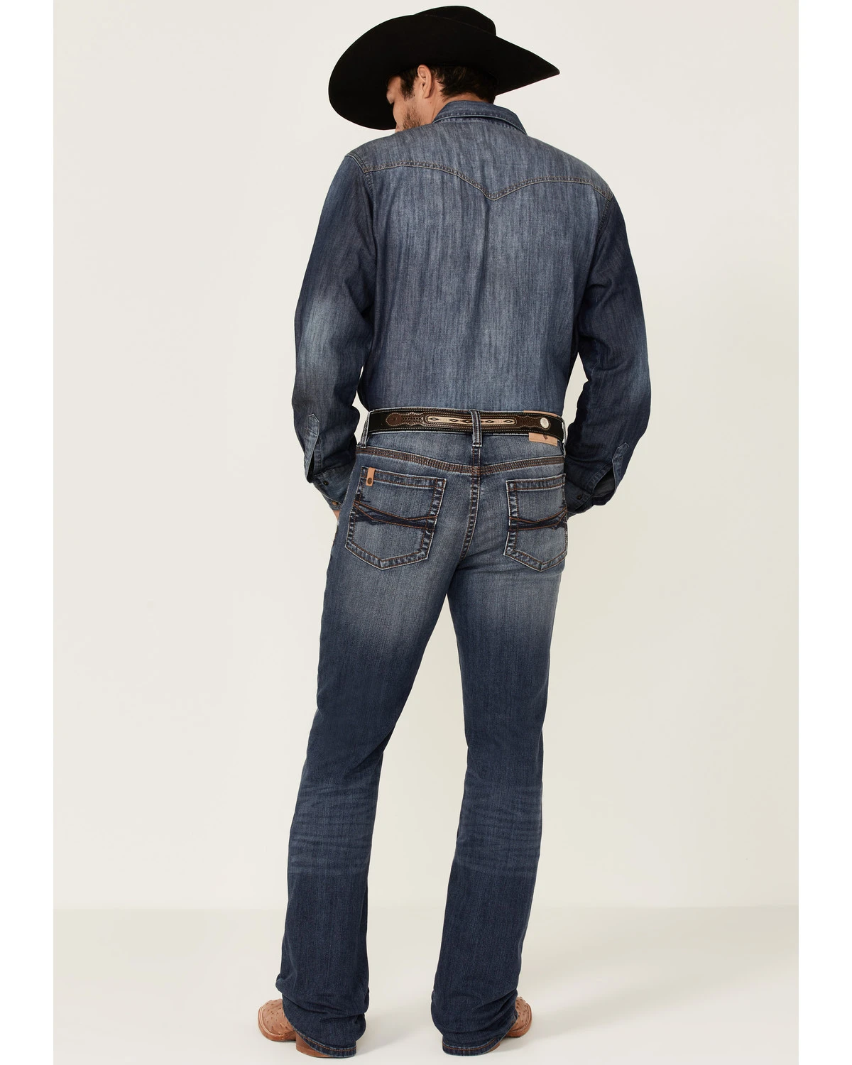 Cody James Core Men's Yuma Medium Wash Stretch Performance Slim Bootcut Jeans 5 Cody James Core Men's Yuma Medium Wash Stretch Performance Slim Bootcut Jeans - Image 3