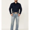 Cody James Men's Trotter Light Wash Stretch Slim Bootcut Jeans -Wraner Clothing Shop 2000351840 400 P1