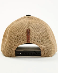 Black Clover Men's Leatherman Circle Logo Mesh Back Trucker Cap -Wraner Clothing Shop 2000352068 001 P3