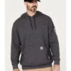 Carhartt Men's FR Force Midweight Sleeve Logo Hooded Work Sweatshirt