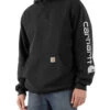 Carhartt Men's FR Force Midweight Sleeve Logo Hooded Work Sweatshirt - Tall -Wraner Clothing Shop 2000353063 001 P1