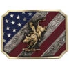 Montana Silversmiths Men's Patriot Bull Rider Belt Buckle -Wraner Clothing Shop 2000354037 900 P1