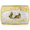 Montana Silversmiths Men's Champion Team Roper Belt Buckle -Wraner Clothing Shop 2000355707 040 P1