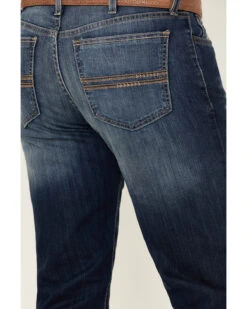 Cinch Men's Silver Label Medium Stonewash Performance Stretch Slim Straight Jeans -Wraner Clothing Shop 2000355892 402 P4