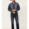 Cinch Men's Ian Dark Stonewash Rigid Slim Bootcut Jeans 2 Cinch Men's Ian Dark Stonewash Rigid Slim Bootcut Jeans -Wraner Clothing Shop 2000355909 402 P1