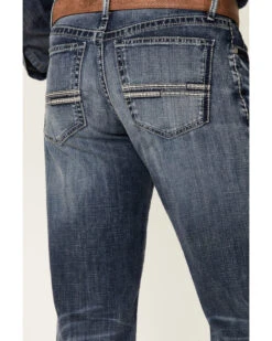 Cinch Men's White Label Medium Stonewash Performance Stretch Relaxed Straight Jeans -Wraner Clothing Shop 2000355910 402 P4