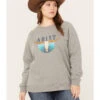 Ariat Women's R.E.A.L. Pacific Steerhead Sweatshirt - Plus -Wraner Clothing Shop 2000357026 070 P1