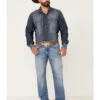 Ariat Men's M4 Dallas Goldfield Light Wash Relaxed Bootcut Jeans - Big -Wraner Clothing Shop 2000357123 400 P1