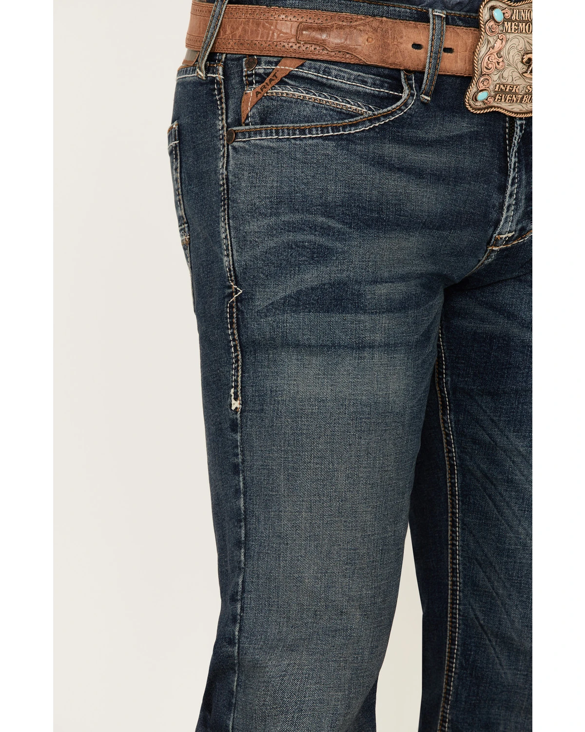 Ariat Men's M8 Grafton Sebastain Dark Wash Modern Stretch Slim Fit Jeans 4 Ariat Men's M8 Grafton Sebastain Dark Wash Modern Stretch Slim Fit Jeans - Image 2