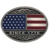 Montana Silversmiths Men's American Flag Circular Buckle -Wraner Clothing Shop 2000357301 900 P1